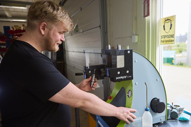Rego-Fix powRgrip i arbeid