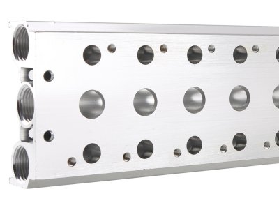 Fordelerblokk i aluminium